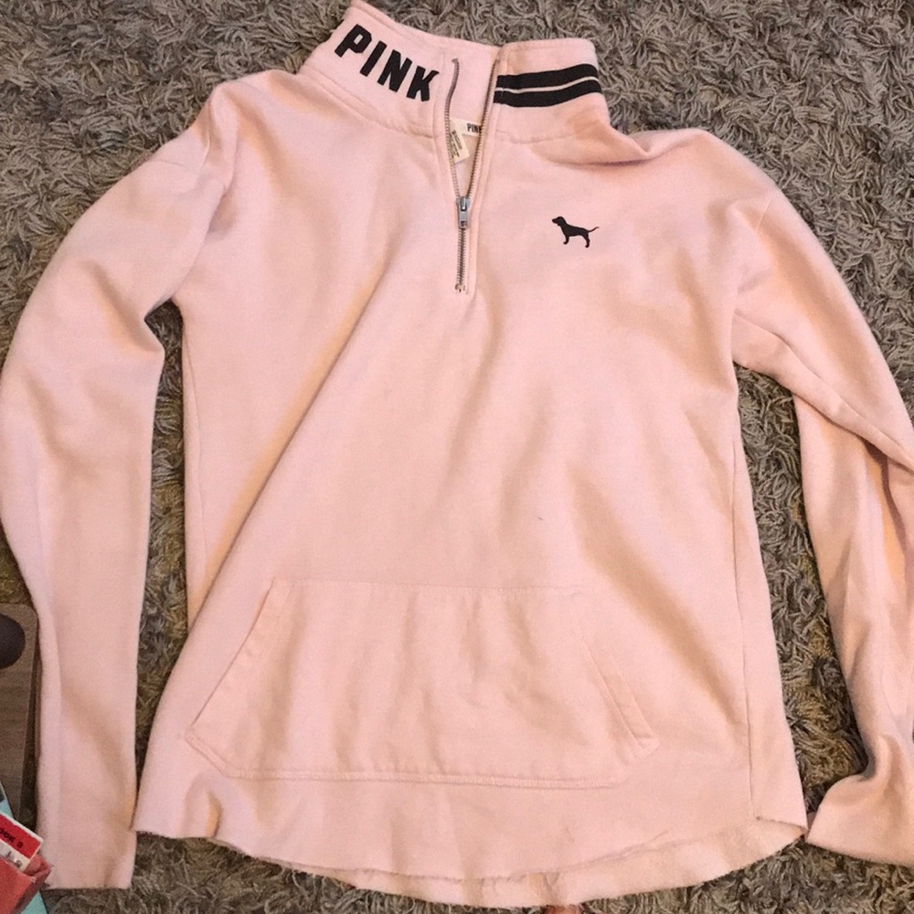 PINK half zip